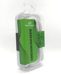 4ft USB to Micro USB Cable in Crystal Retail Packaging