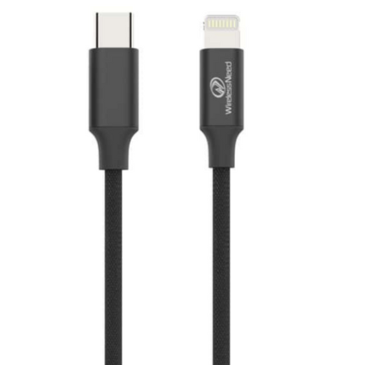 4ft Type-C to Lightning PD Cable 3.1A 20W for iPhone in Retail Packaging - Premium Quality