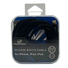 6.5ft USB to Lightning Cable for iPhone in crystal box