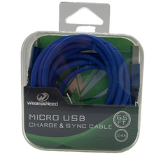 6.5ft USB to Micro USB Cable in Retail Packaging