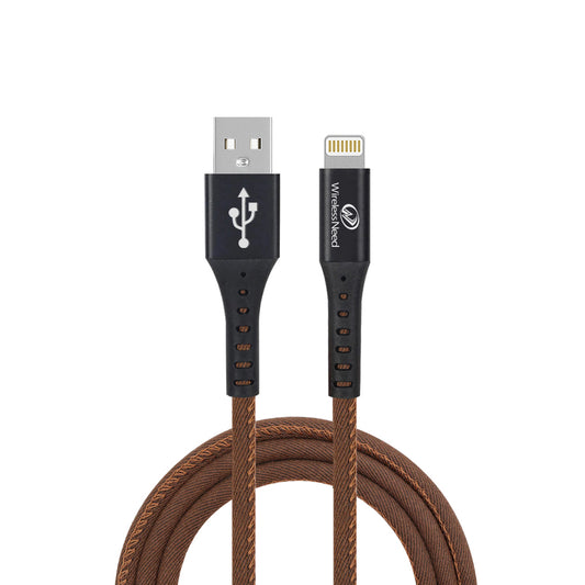 10ft Denim USB to Lightning Cable