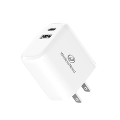 Dual Port Wall Charger USB & Type-C 20W PD