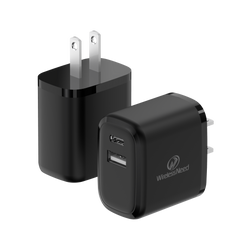 Dual Port Wall Charger USB & Type-C 20W PD